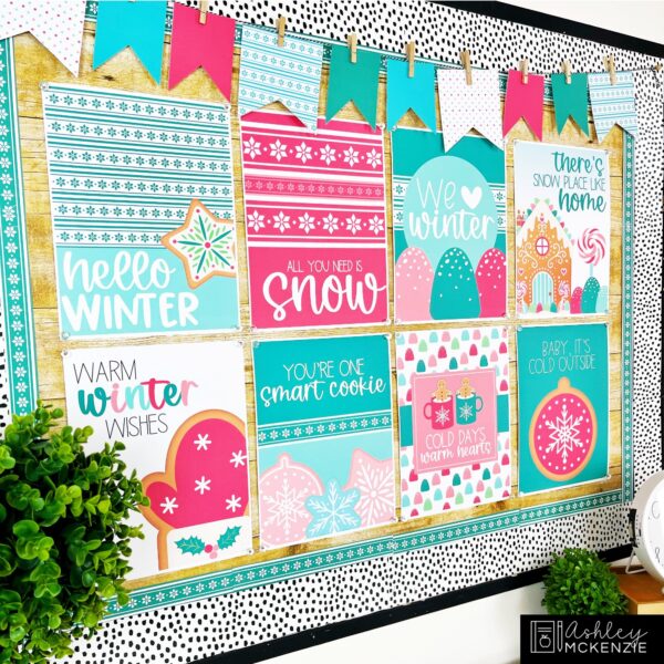 Winter Cookies Classroom Decor Bundle Winter Cookies Classroom Decor Bundle