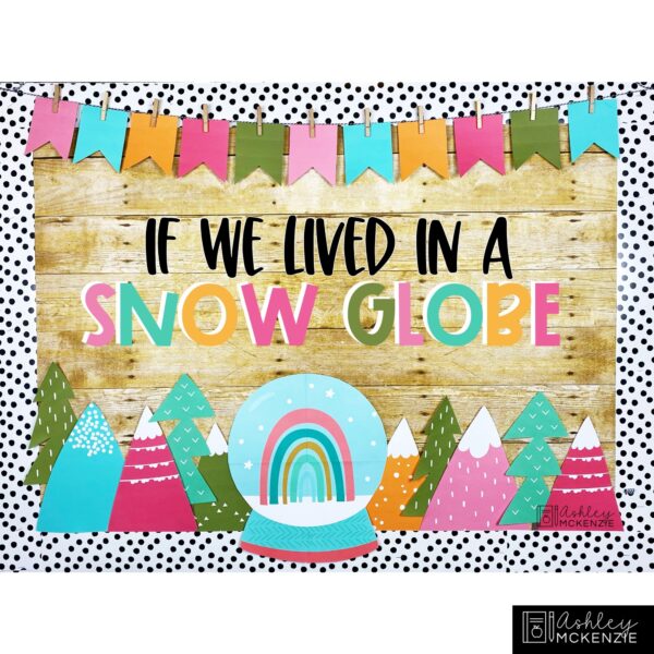 Winter Snow Globe Bulletin Board, Classroom Posters, and A-Z Bulletin Board Letters Bundle Winter Snow Globe Bulletin Board, Classroom Posters, and A-Z Bulletin Board Letters Bundle