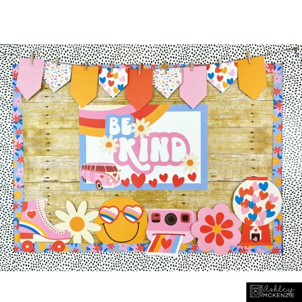 Retro Valentine's Day Kindness Week Classroom Decor Bundle Retro Valentine's Day Kindness Week Classroom Decor Bundle