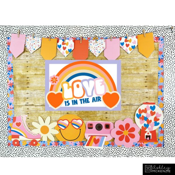 Retro Valentine's Day Kindness Week Classroom Decor Bundle Retro Valentine's Day Kindness Week Classroom Decor Bundle