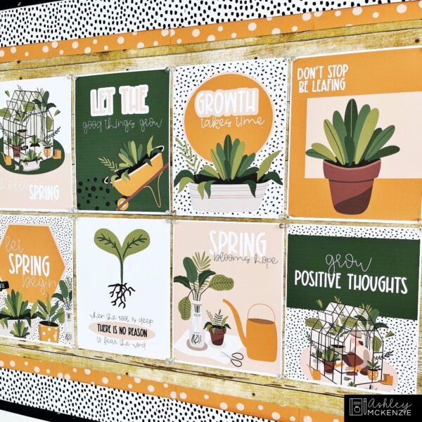 Spring Garden Classroom Decor Bundle Spring Garden Classroom Decor Bundle