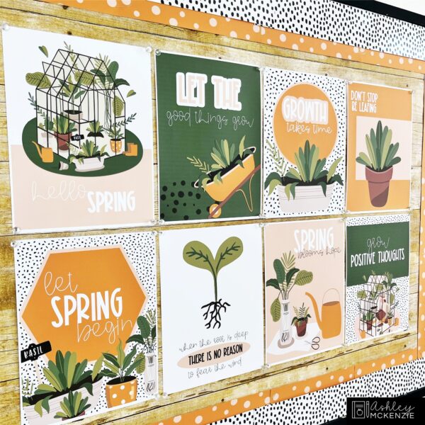 Spring Garden Classroom Decor Bundle Spring Garden Classroom Decor Bundle