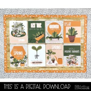 Spring Garden Classroom Decor Bundle Spring Garden Classroom Decor Bundle