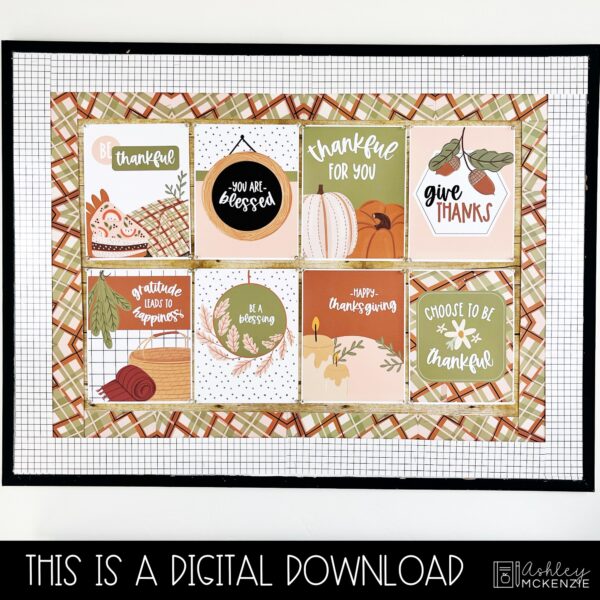 Modern Thanksgiving Classroom Decor Bundle Modern Thanksgiving Classroom Decor Bundle