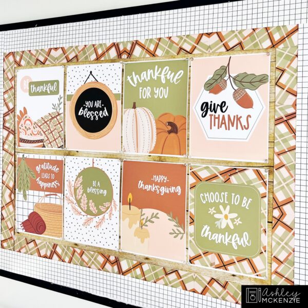 Modern Thanksgiving Classroom Decor Bundle Modern Thanksgiving Classroom Decor Bundle