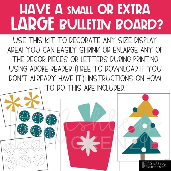 Festive Christmas Bulletin Board Kit Festive Christmas Bulletin Board Kit