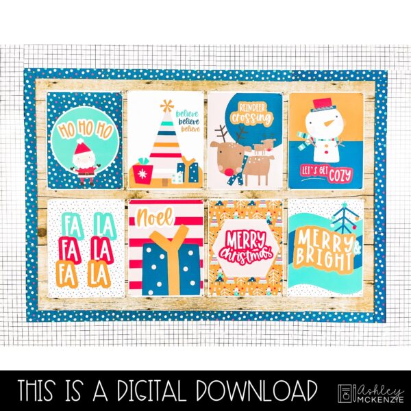 Festive Christmas Classroom Posters - Editable! Festive Christmas Classroom Posters - Editable!