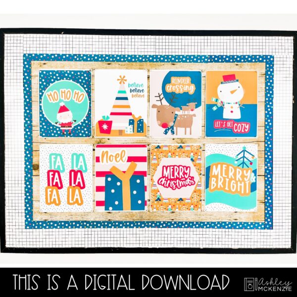 Festive Christmas Classroom Decor Bundle Festive Christmas Classroom Decor Bundle