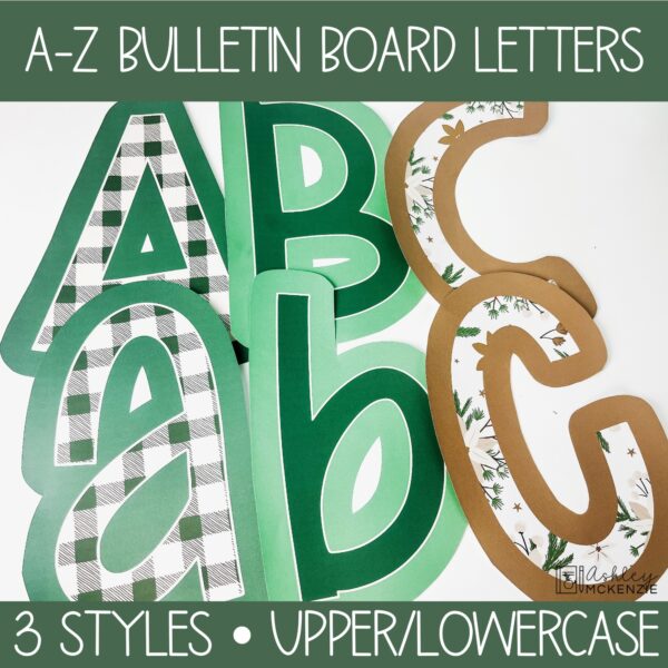Modern Winter Classroom Decor Bundle Modern Winter Classroom Decor Bundle