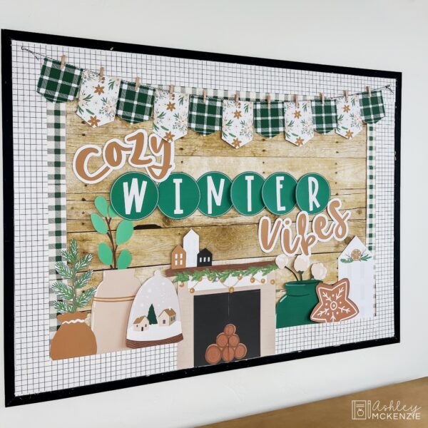 Modern Winter Bulletin Board Kit Modern Winter Bulletin Board Kit