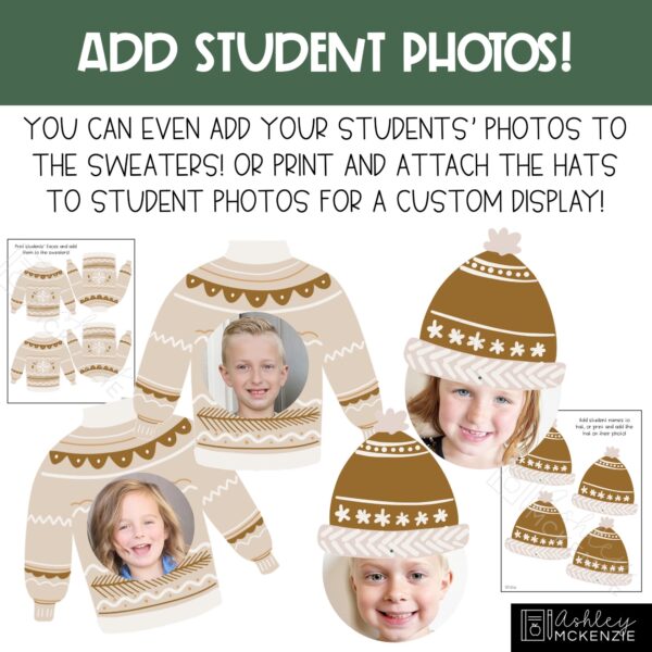 Modern Winter Bulletin Board Kit Modern Winter Bulletin Board Kit