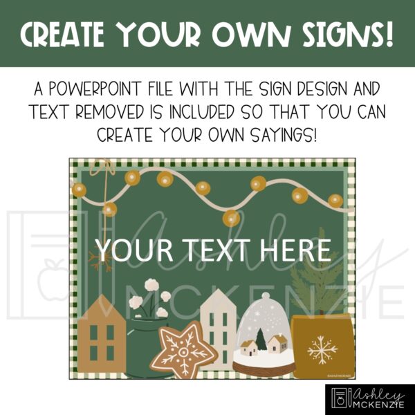 Modern Winter Classroom Door Decor Kit Modern Winter Classroom Door Decor Kit
