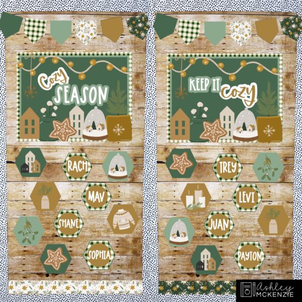 Modern Winter Classroom Door Decor Kit Modern Winter Classroom Door Decor Kit