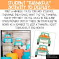 Thanksgiving Blue Truck Theme Bulletin Board or Door Decor