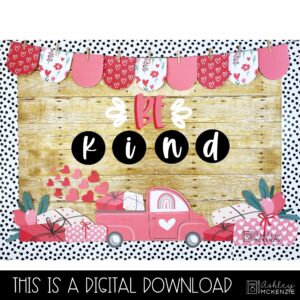 Valentine’s Day Truck Bulletin Board or Door Decor Valentine's Day Truck Bulletin Board or Door Decor