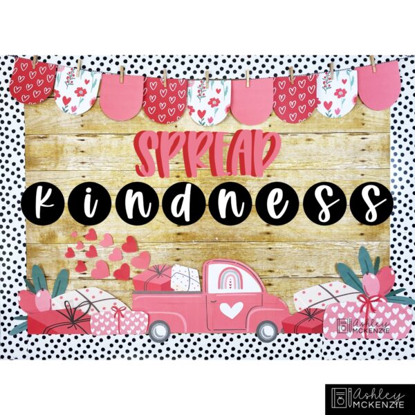 Valentine's Day Truck Bulletin Board or Door Decor Valentine's Day Truck Bulletin Board or Door Decor