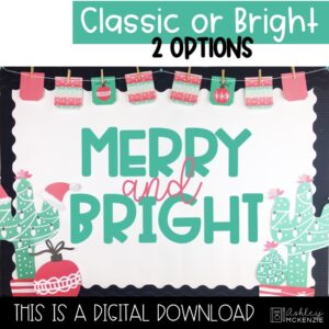 Christmas Cactus Bulletin Board Kit Christmas Cactus Bulletin Board Kit