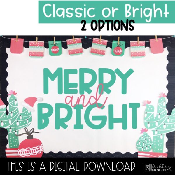 Christmas Cactus Bulletin Board Kit Christmas Cactus Bulletin Board Kit