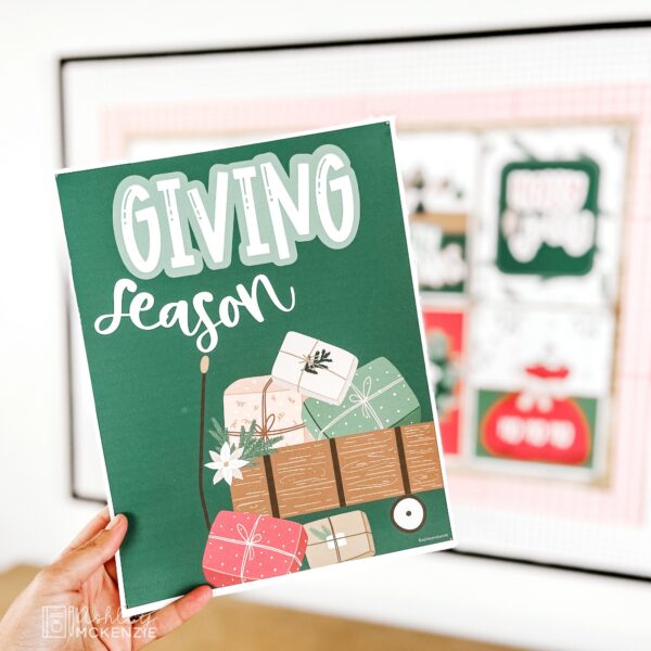 Modern Christmas Classroom Decor Bundle Modern Christmas Classroom Decor Bundle