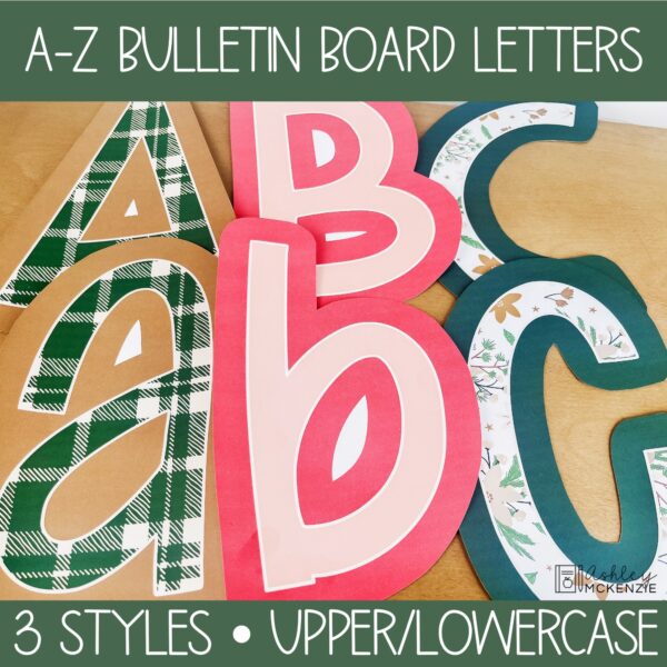 Modern Christmas Classroom Decor Bundle Modern Christmas Classroom Decor Bundle