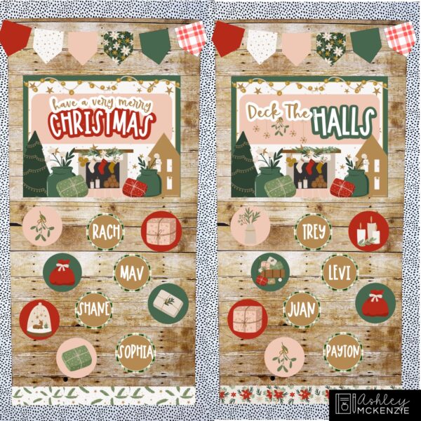 Modern Christmas Classroom Decor Bundle Modern Christmas Classroom Decor Bundle