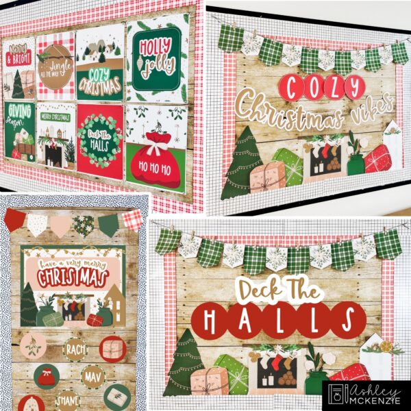Modern Christmas Classroom Decor Bundle Modern Christmas Classroom Decor Bundle