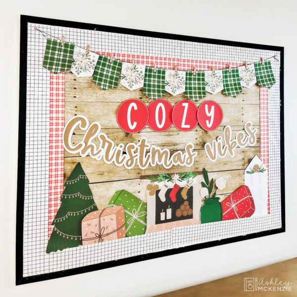 Modern Christmas Bulletin Board Kit Modern Christmas Bulletin Board Kit