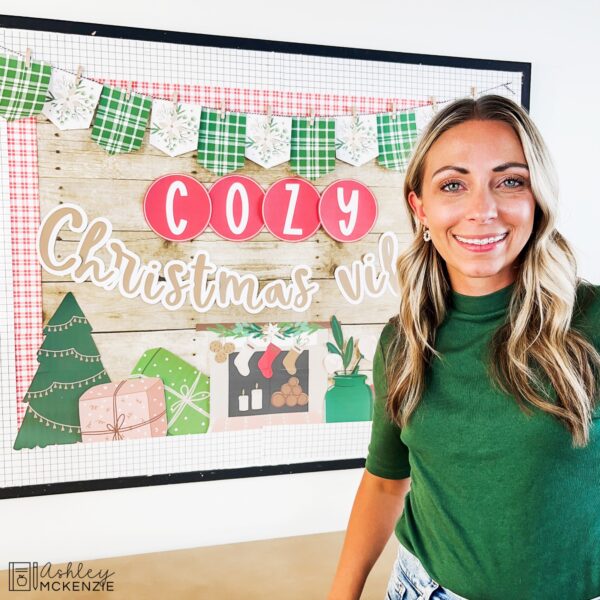 Modern Christmas Bulletin Board Kit Modern Christmas Bulletin Board Kit