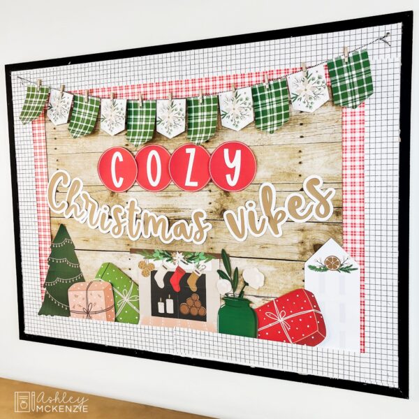 Modern Christmas Bulletin Board Kit Modern Christmas Bulletin Board Kit