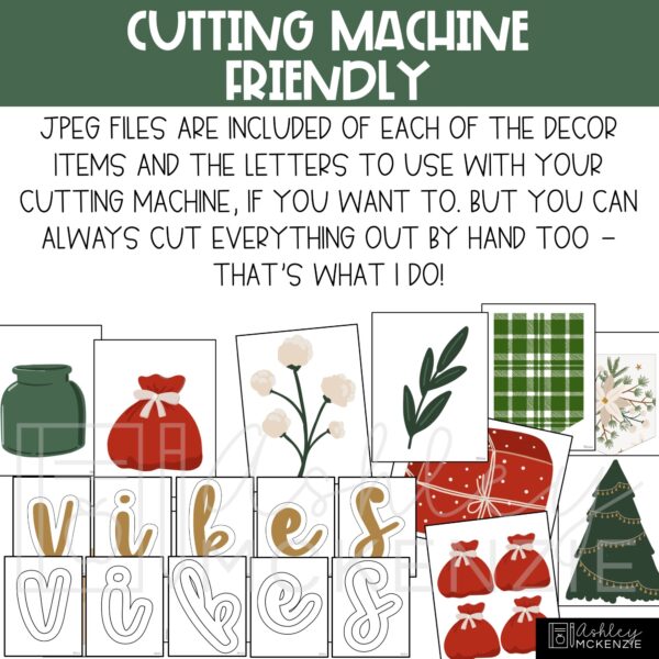 Modern Christmas Bulletin Board Kit Modern Christmas Bulletin Board Kit
