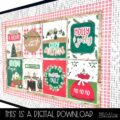 Modern Christmas Classroom Posters - Editable!