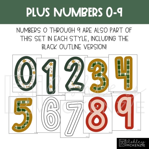 Modern Christmas A-Z Bulletin Board Letters, Punctuation, and Numbers Modern Christmas A-Z Bulletin Board Letters, Punctuation, and Numbers
