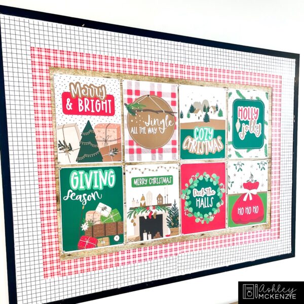 Modern Christmas Classroom Posters - Editable! Modern Christmas Classroom Posters - Editable!