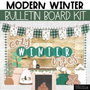 Modern Winter Bulletin Board Kit