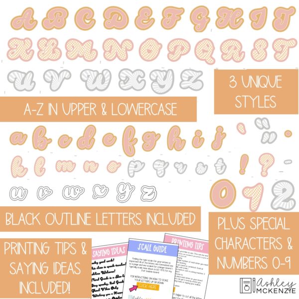 Retro New Year A-Z Bulletin Board Letters, Punctuation, and Numbers Retro New Year A-Z Bulletin Board Letters, Punctuation, and Numbers