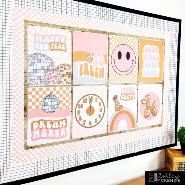 Retro New Year Classroom Posters - Editable! Retro New Year Classroom Posters - Editable!