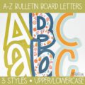 Modern Fruity Bulletin Board, Posters, A-Z Bulletin Board Letters, and Door Decor Mini Bundle