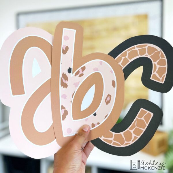 Animal Print Bulletin Board, Posters, A-Z Bulletin Board Letters, and Door Decor Mini Bundle Animal Print Bulletin Board, Posters, A-Z Bulletin Board Letters, and Door Decor Mini Bundle