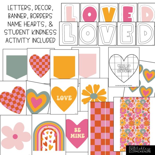 Valentine Love Bulletin Board Kit Valentine Love Bulletin Board Kit