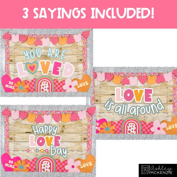 Valentine Love Bulletin Board Kit Valentine Love Bulletin Board Kit