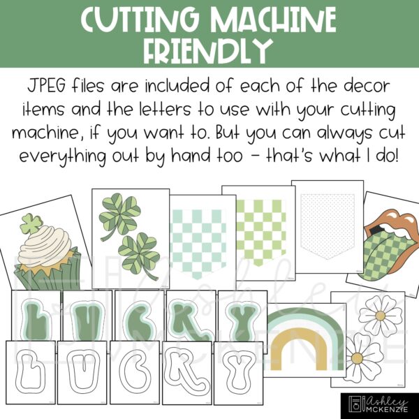 Retro St. Patrick's Day Bulletin Board Kit Retro St. Patrick's Day Bulletin Board Kit