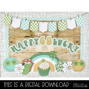 Retro St. Patrick’s Day Bulletin Board Kit Retro St. Patrick's Day Bulletin Board Kit