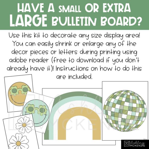 Retro St. Patrick's Day Bulletin Board Kit Retro St. Patrick's Day Bulletin Board Kit