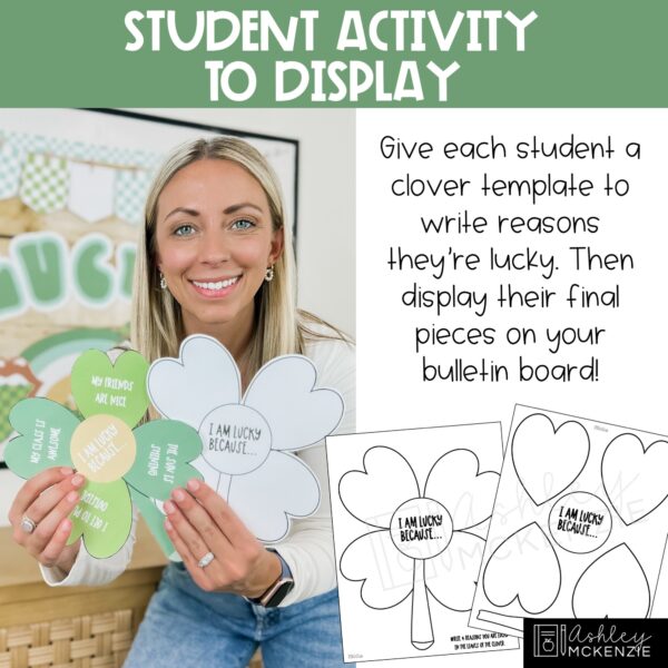 Retro St. Patrick's Day Bulletin Board Kit Retro St. Patrick's Day Bulletin Board Kit