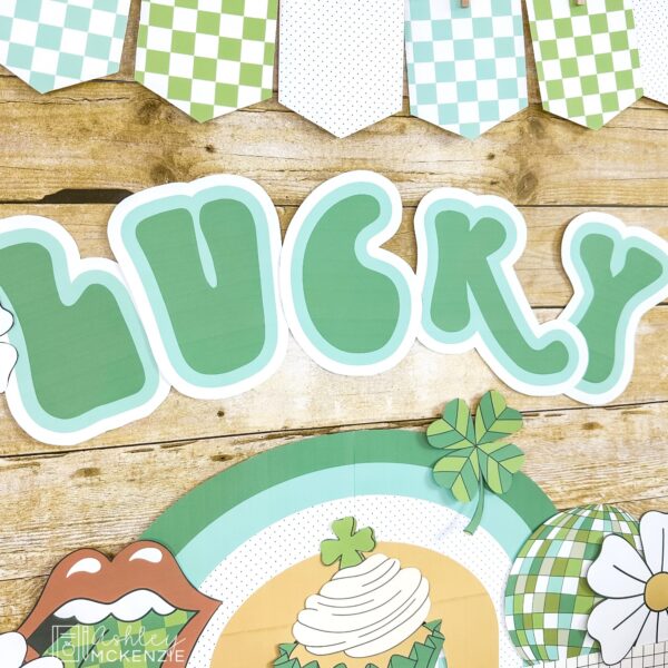 Retro St. Patrick's Day Bulletin Board Kit Retro St. Patrick's Day Bulletin Board Kit
