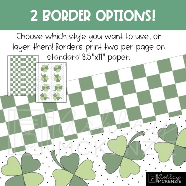 Retro St. Patrick's Day Classroom Door Decor Kit Retro St. Patrick's Day Classroom Door Decor Kit