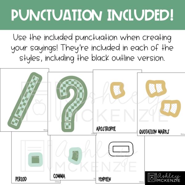 Retro St. Patrick's Day A-Z Bulletin Board Letters, Punctuation, and Numbers Retro St. Patrick's Day A-Z Bulletin Board Letters, Punctuation, and Numbers