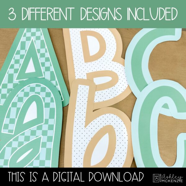 Retro St. Patrick's Day A-Z Bulletin Board Letters, Punctuation, and Numbers Retro St. Patrick's Day A-Z Bulletin Board Letters, Punctuation, and Numbers