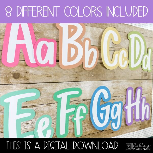 Solid Bright Primary Font A-Z Bulletin Board Letters, Punctuation, and Numbers Solid Bright Primary Font A-Z Bulletin Board Letters, Punctuation, and Numbers