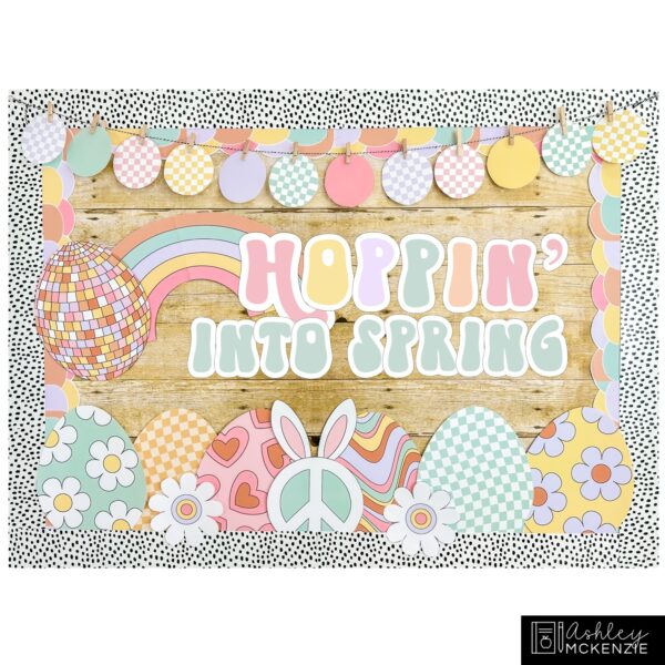 Retro Spring Bulletin Board Bundle Retro Spring Bulletin Board Bundle